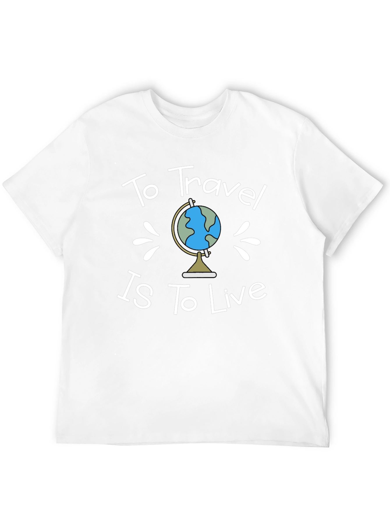 To Travel is To Live Black T-Shirt