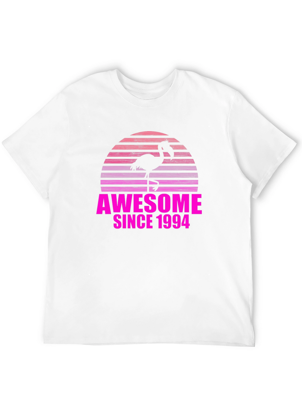 Awesome Since 1994 Flamingo Sunset T-Shirt