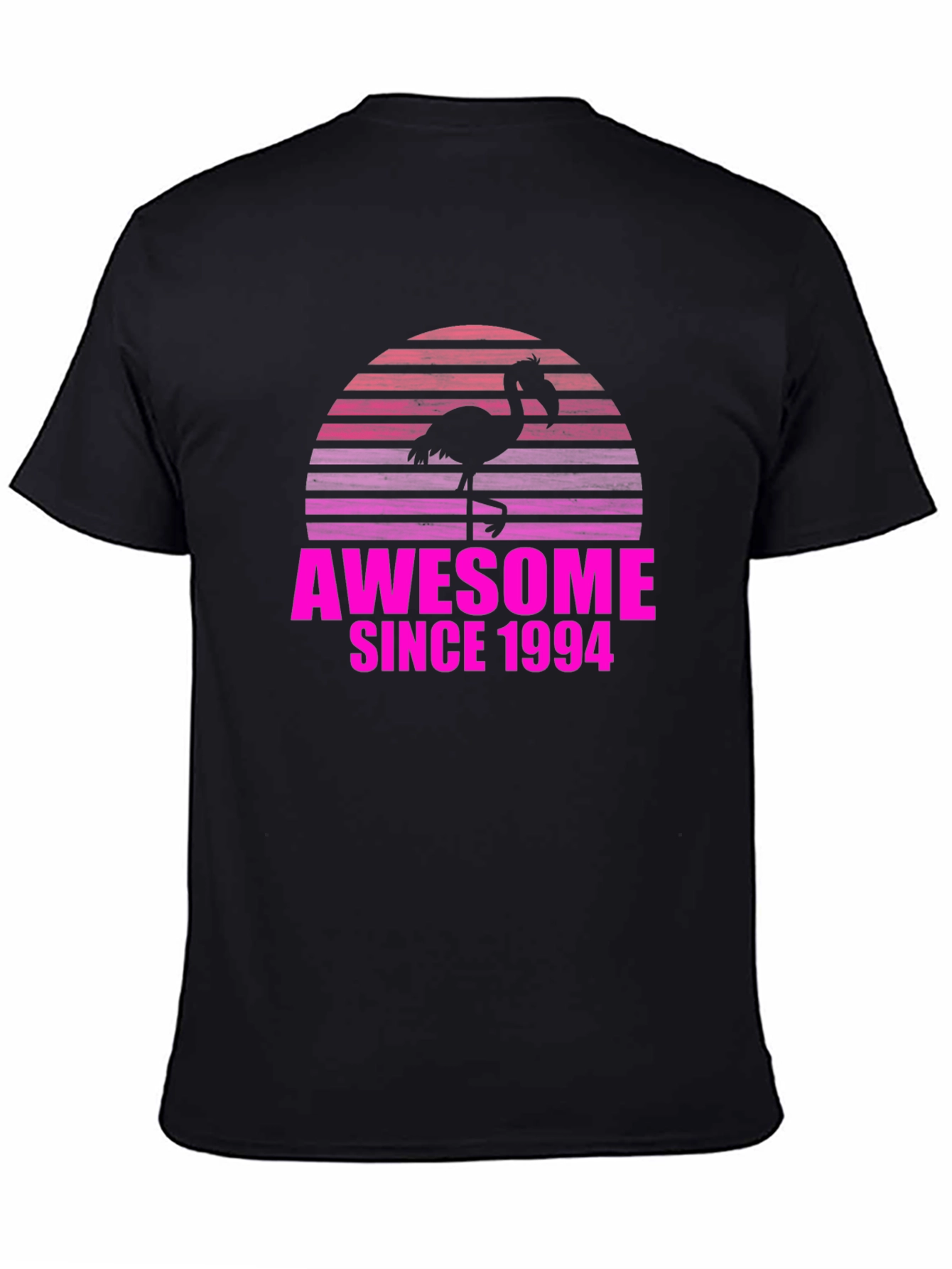 Awesome Since 1994 Flamingo Sunset T-Shirt