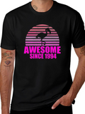 Awesome Since 1994 Flamingo Sunset T-Shirt