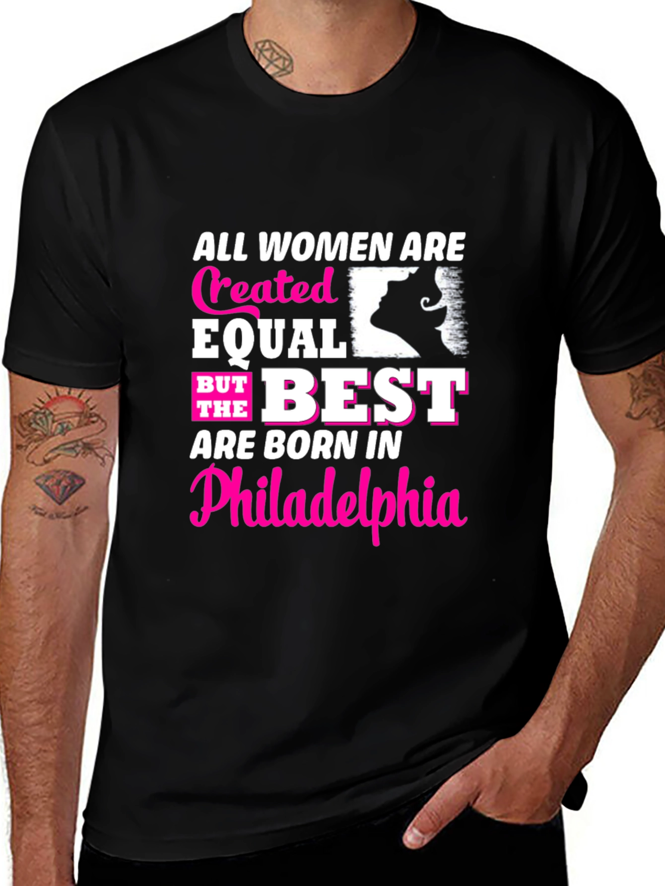 Philly Women T-Shirt - Created Equal Born Best