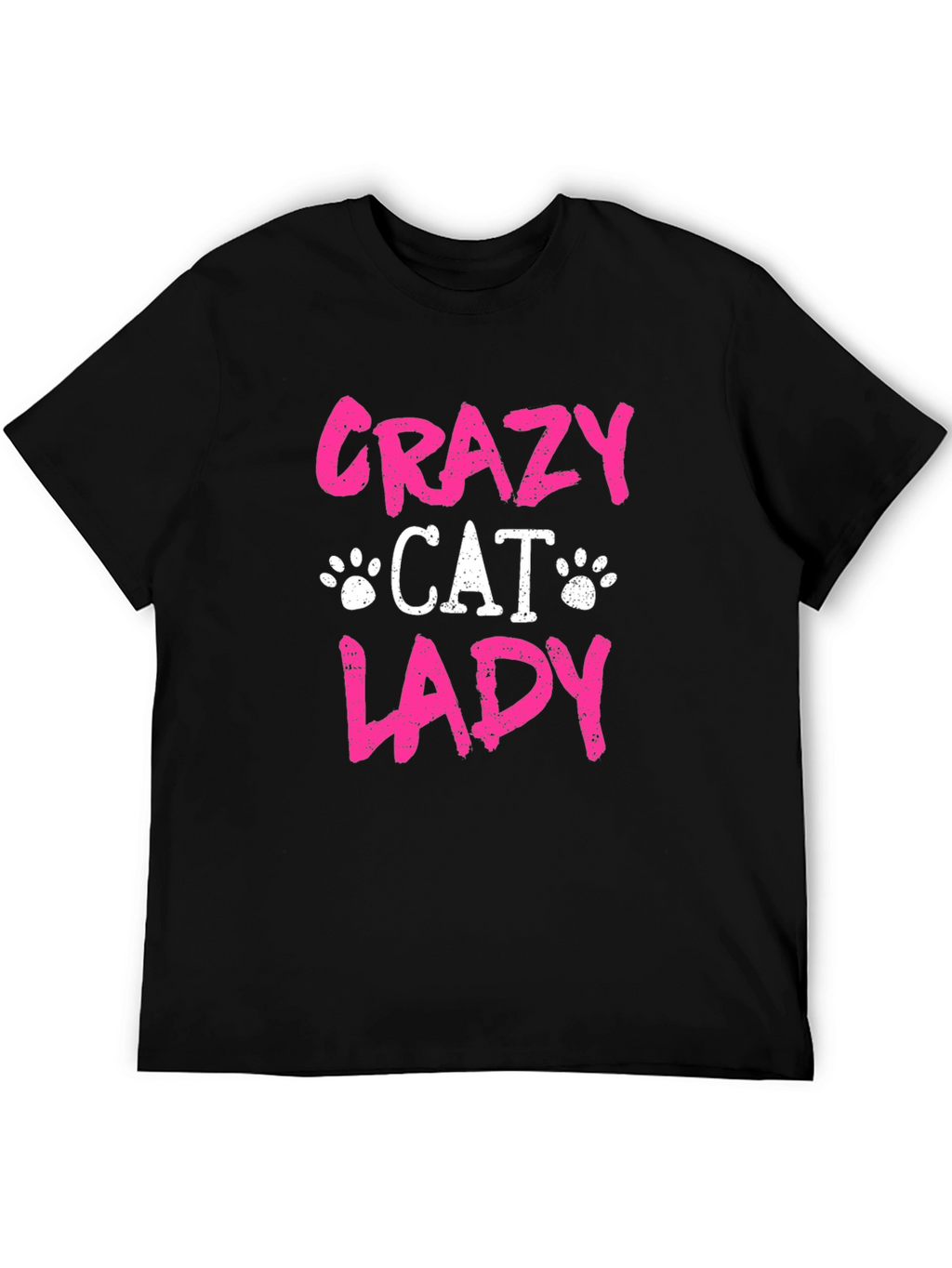 Crazy Cat Lady T-Shirt - Black Tee