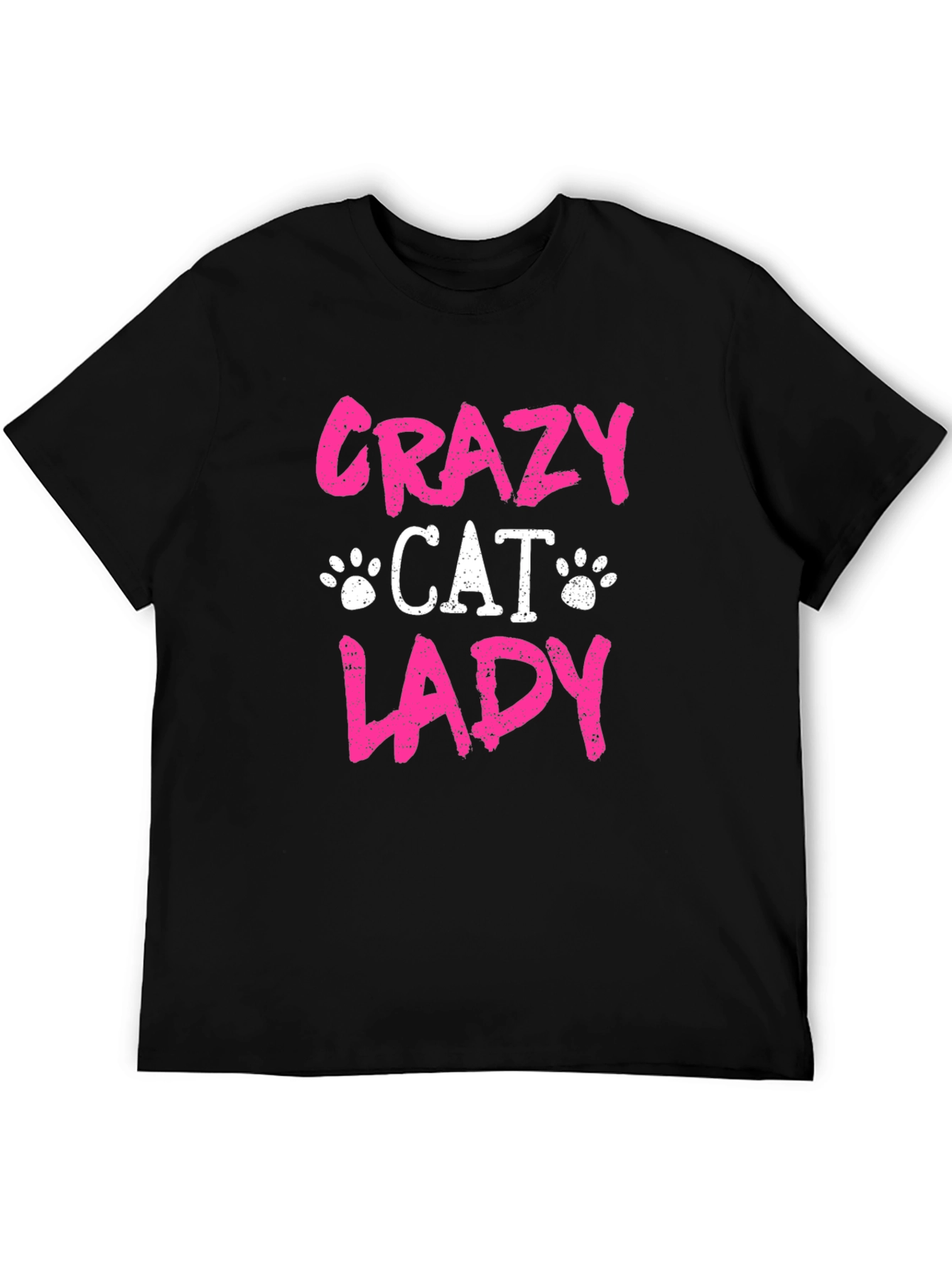 Crazy Cat Lady T-Shirt - Black Tee