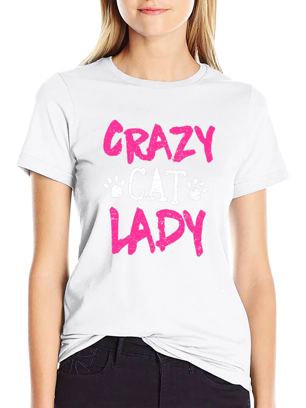 Crazy Cat Lady T-Shirt - Black Tee