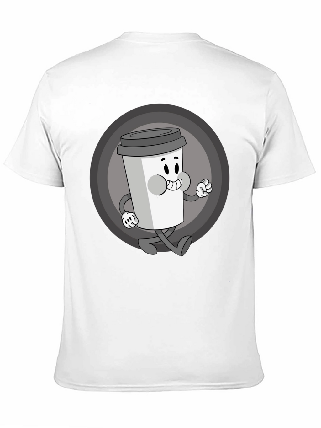Retro Coffee Character Graphic Tee