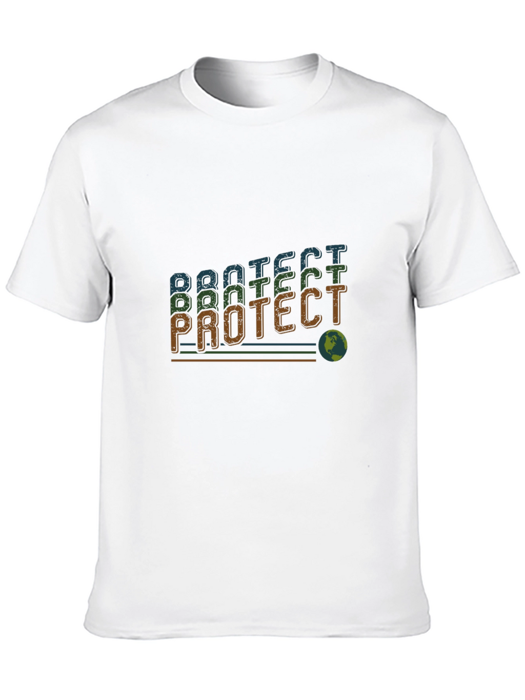 Protect Earth T-Shirt - Retro Style