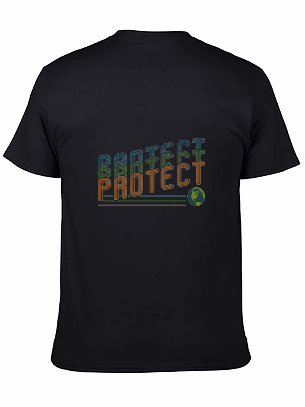 Protect Earth T-Shirt - Retro Style