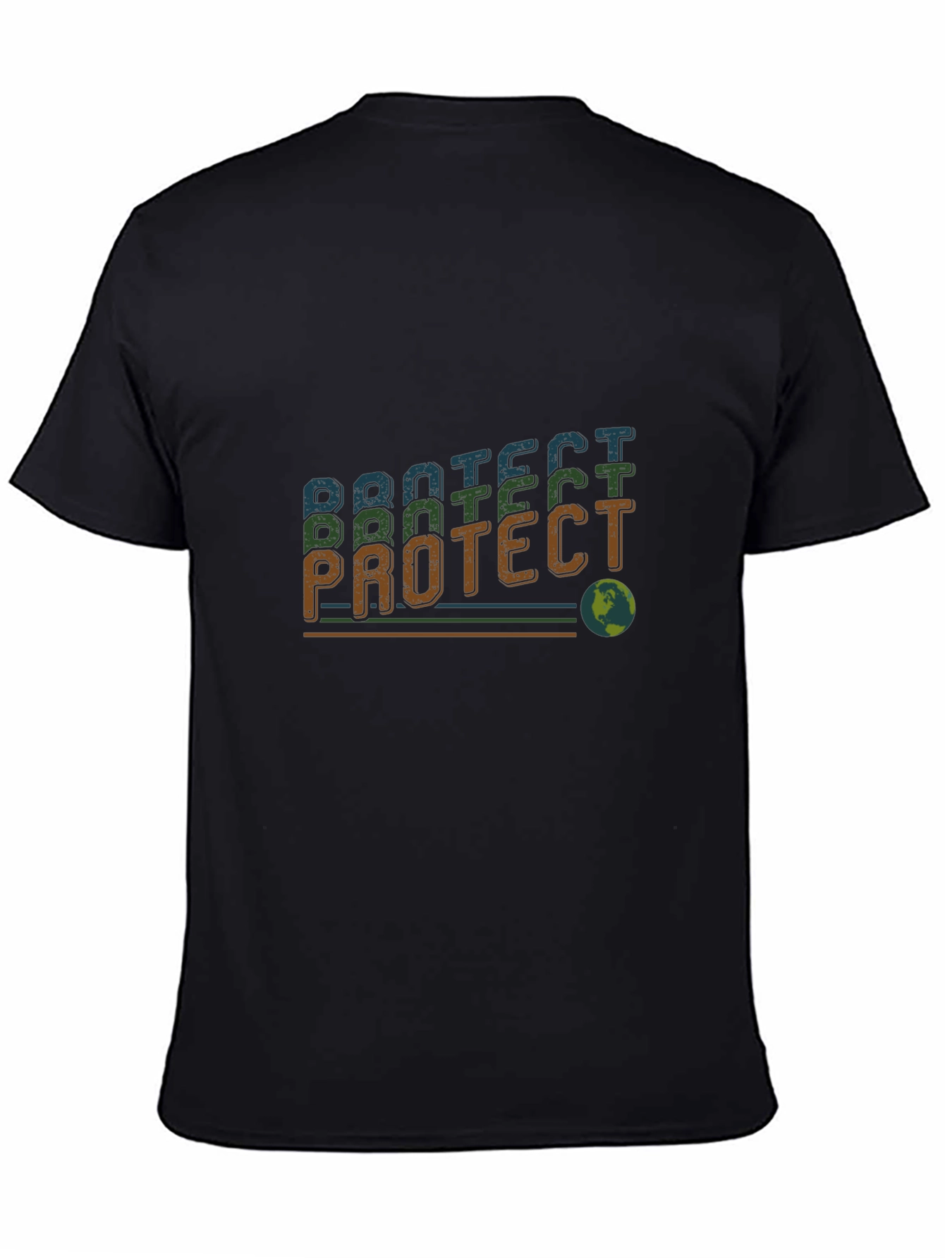 Protect Earth T-Shirt - Retro Style
