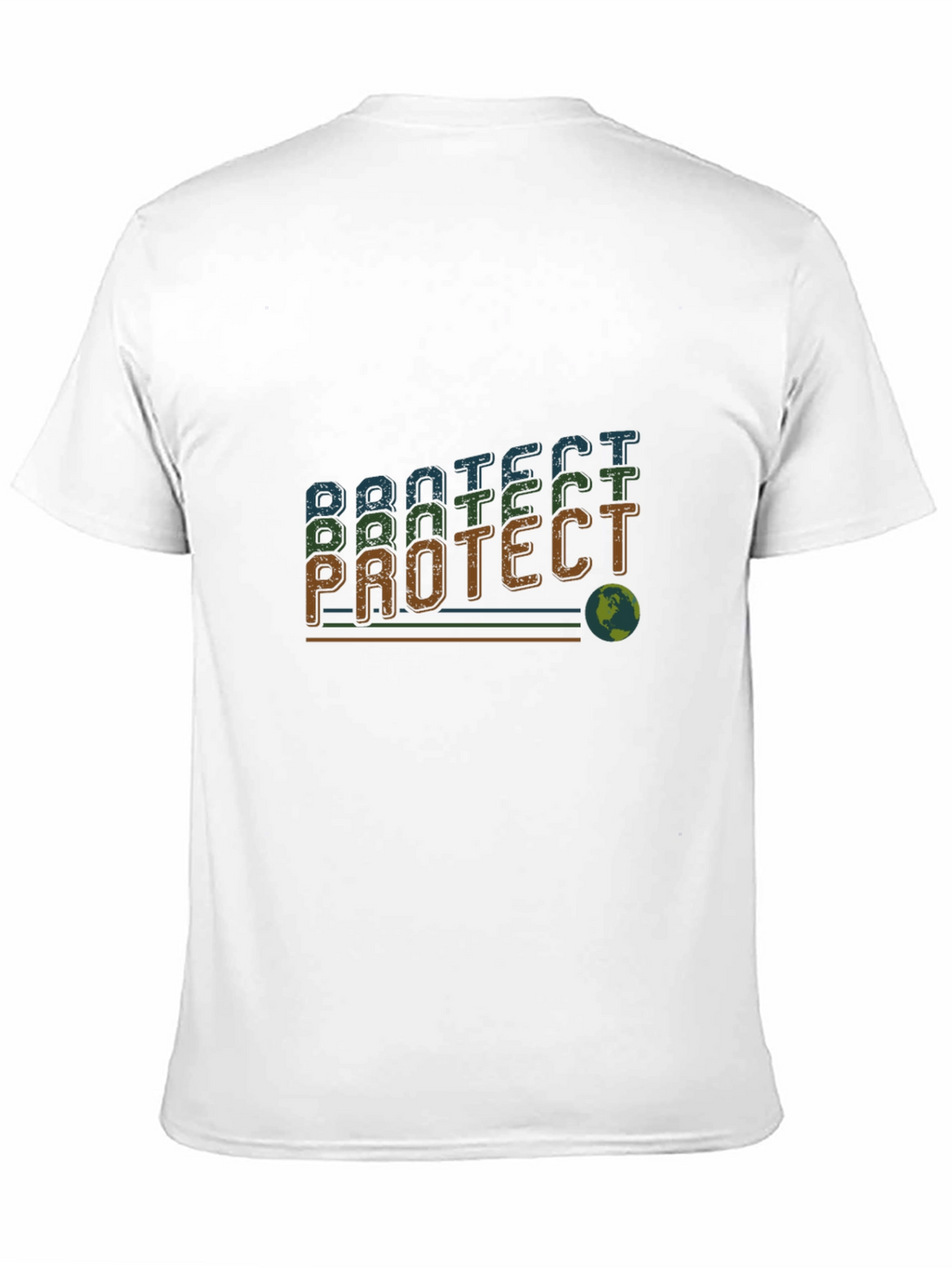 Protect Earth T-Shirt - Retro Style