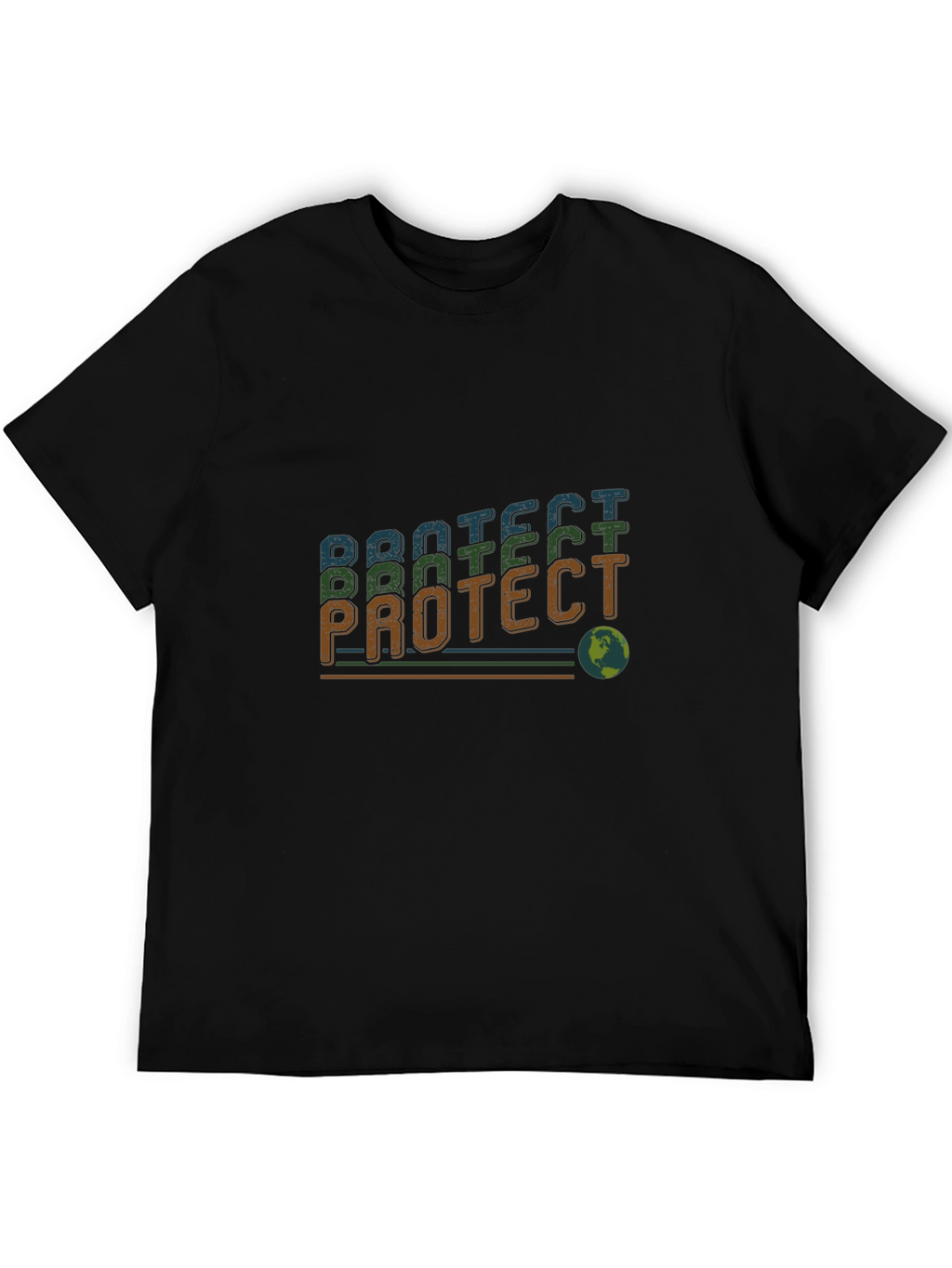Protect Earth T-Shirt - Retro Style