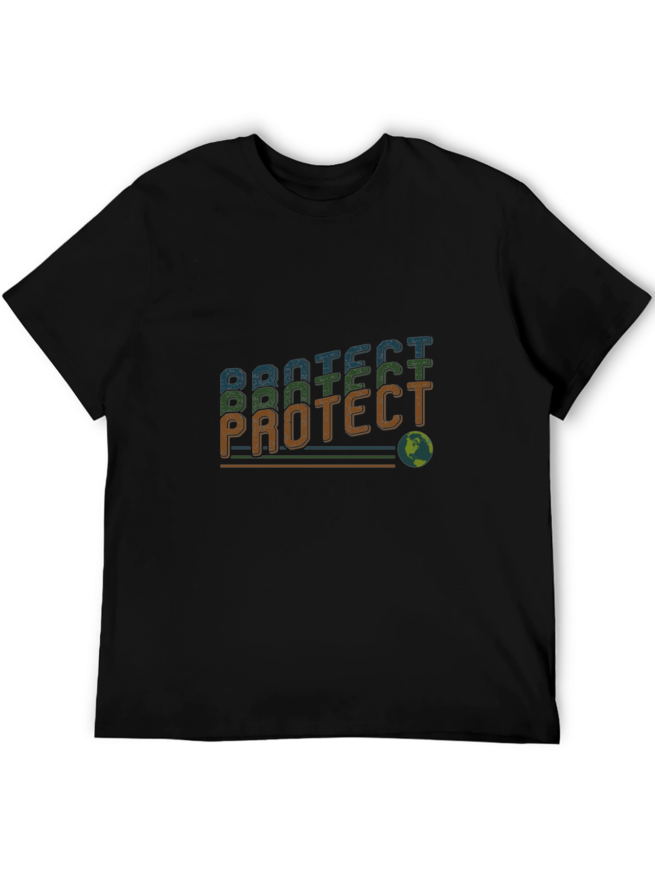 Protect Earth T-Shirt - Retro Style