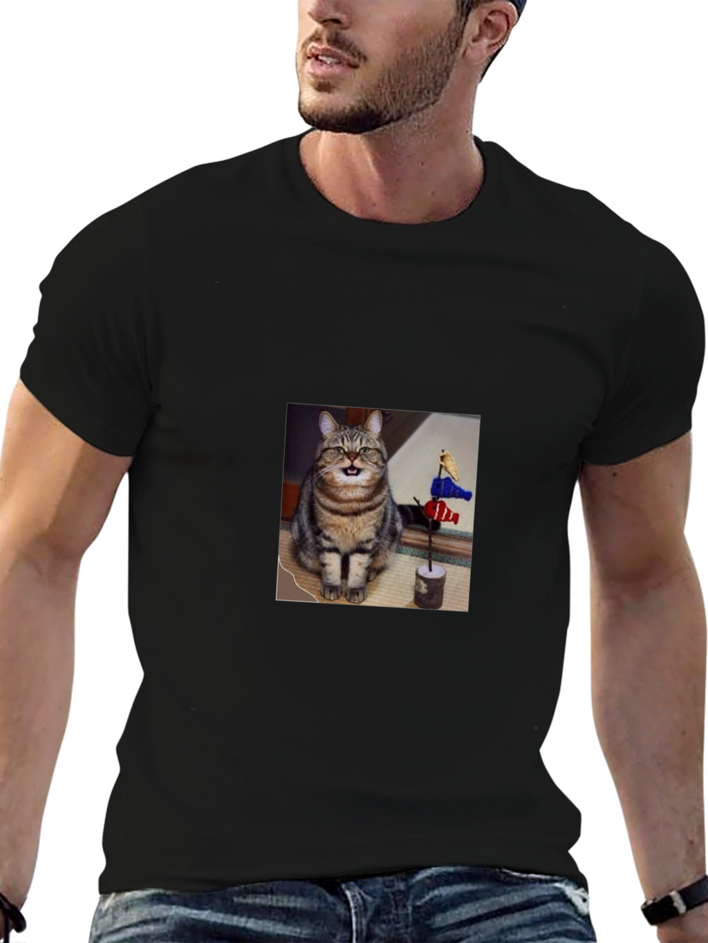 Cat Lover T-Shirt: Cute Tabby Design