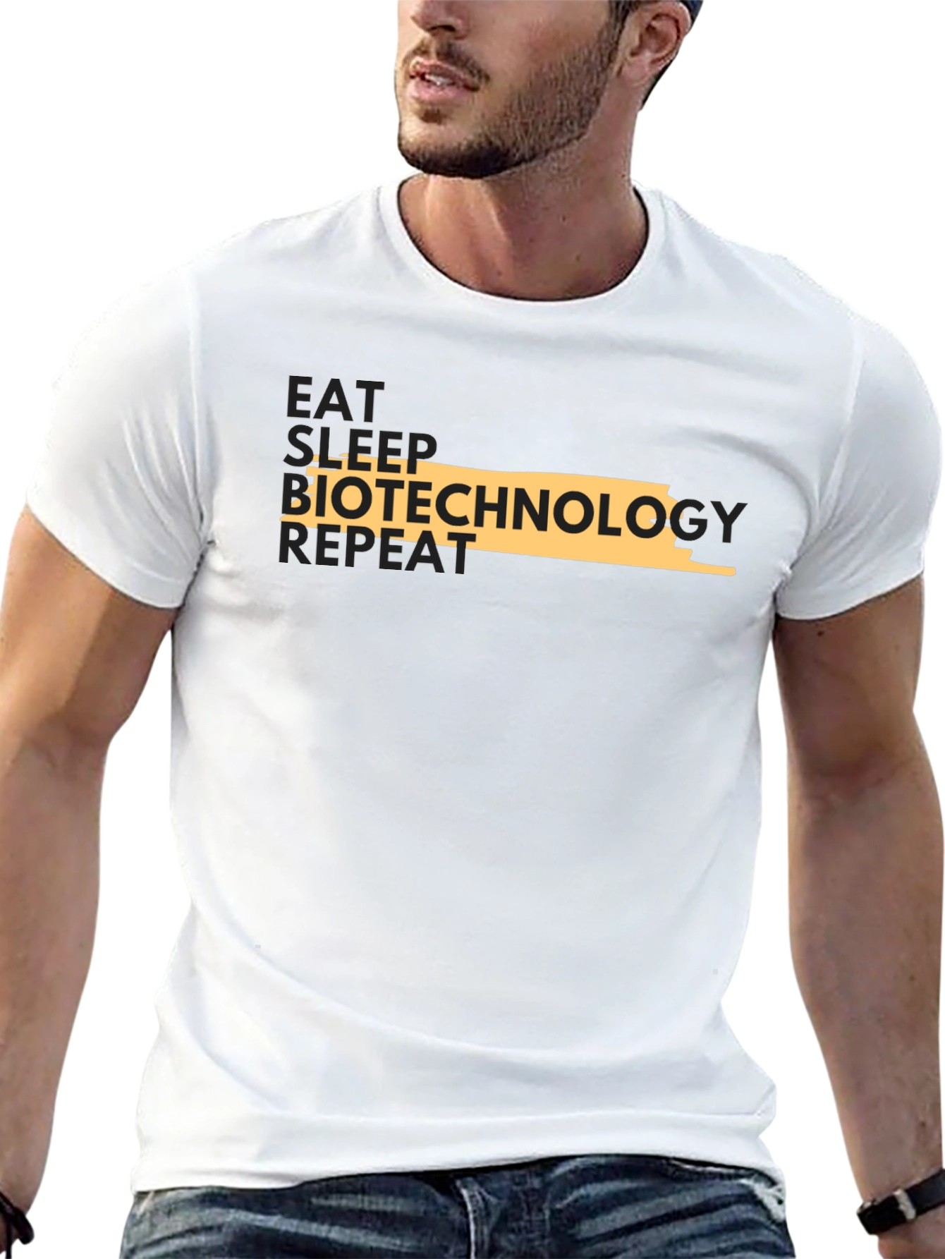 Biotechnology T-Shirt - Eat Sleep Repeat