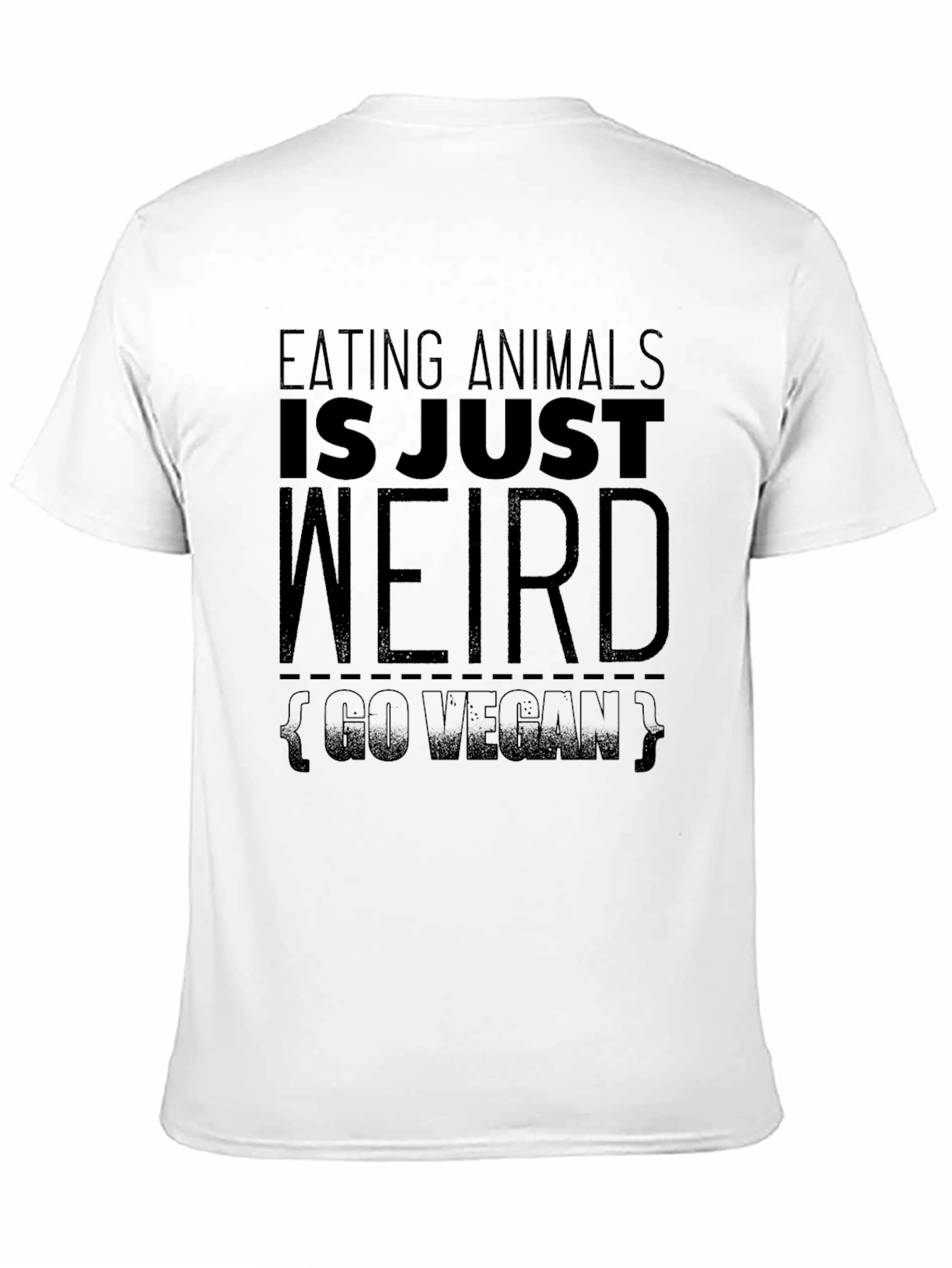 Vegan Graphic T-Shirt - Eating Animals Is Weird