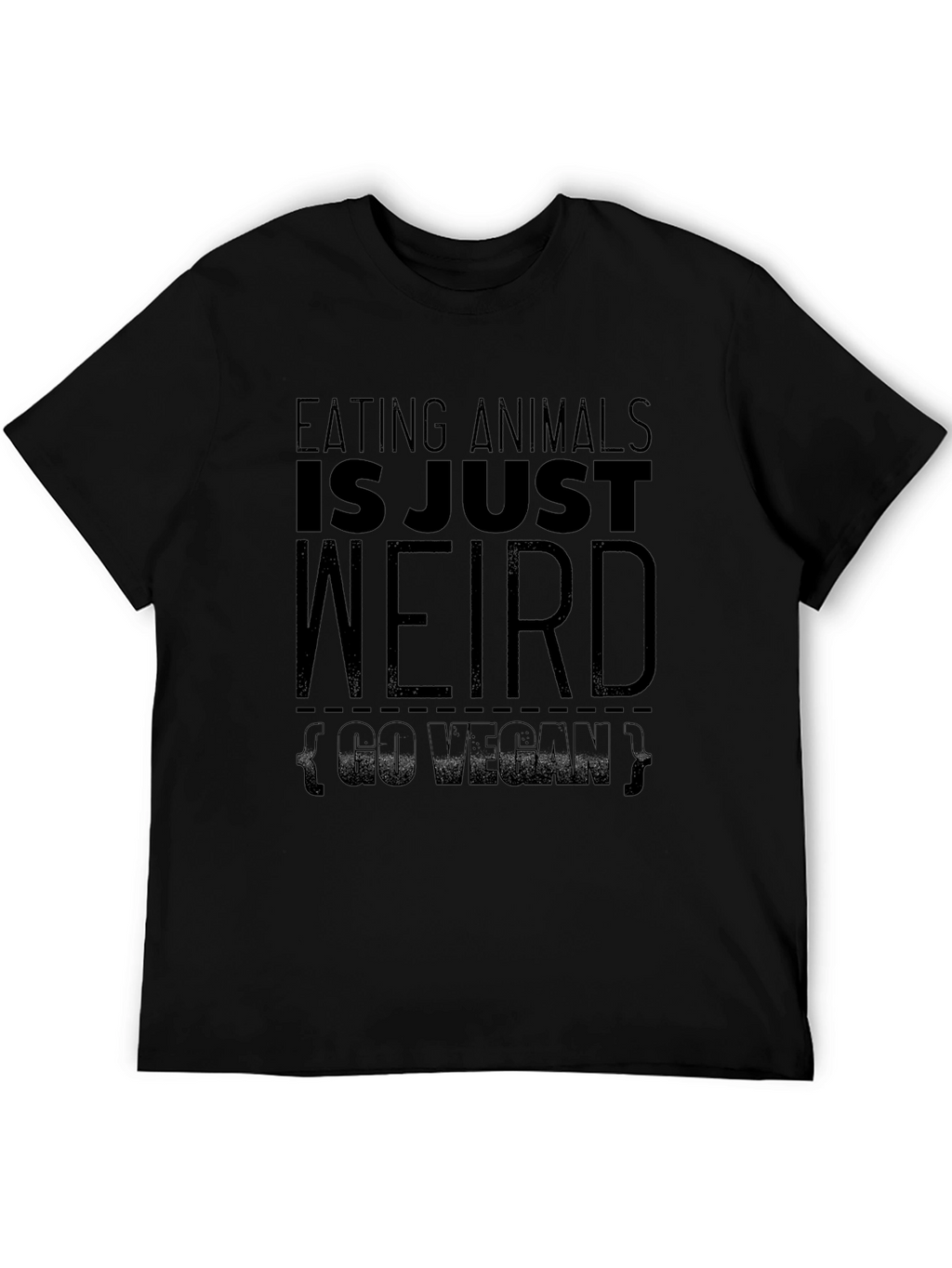Vegan Graphic T-Shirt - Eating Animals Is Weird