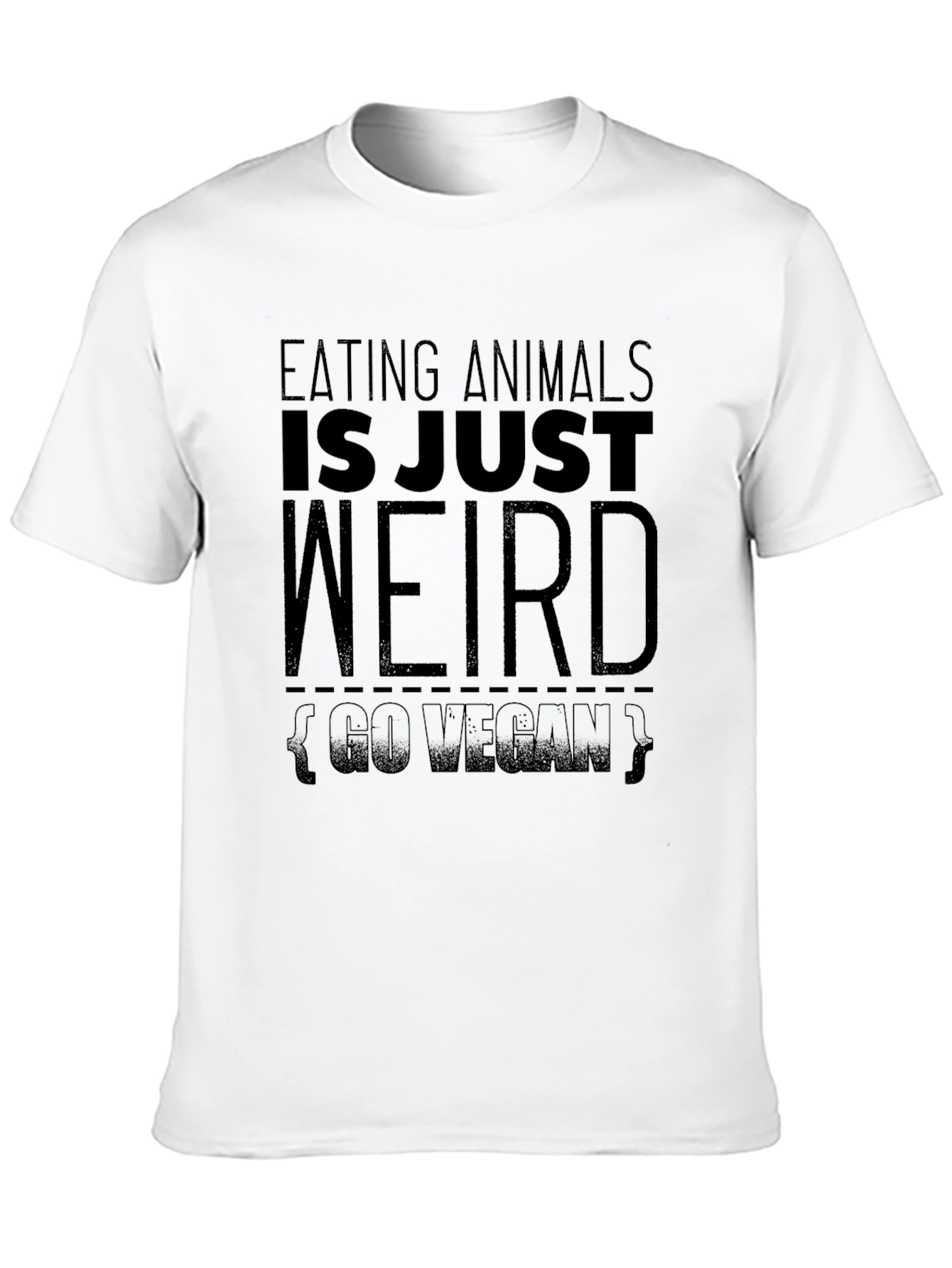 Vegan Graphic T-Shirt - Eating Animals Is Weird