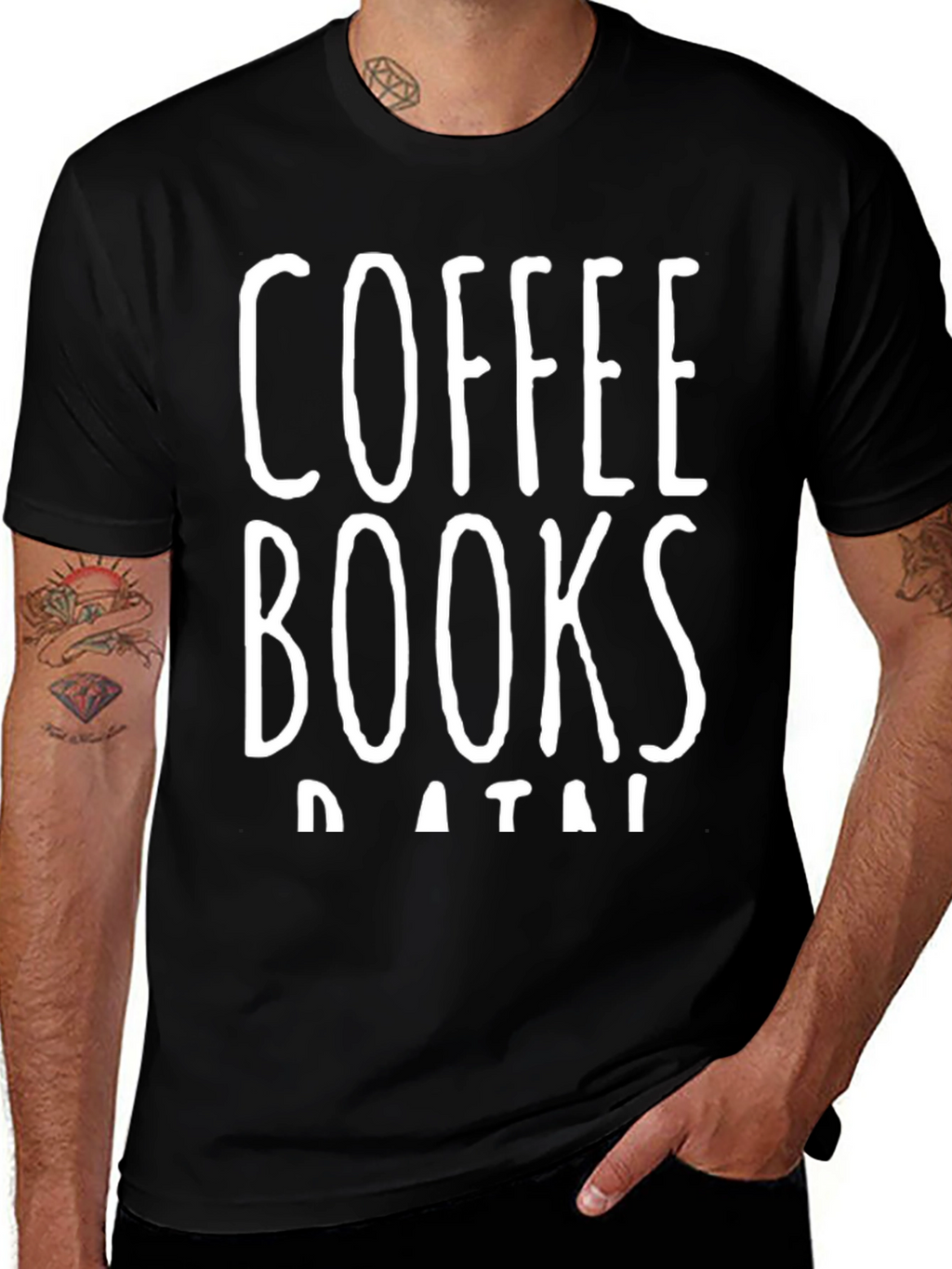 Coffee Books Data T-Shirt - Unisex