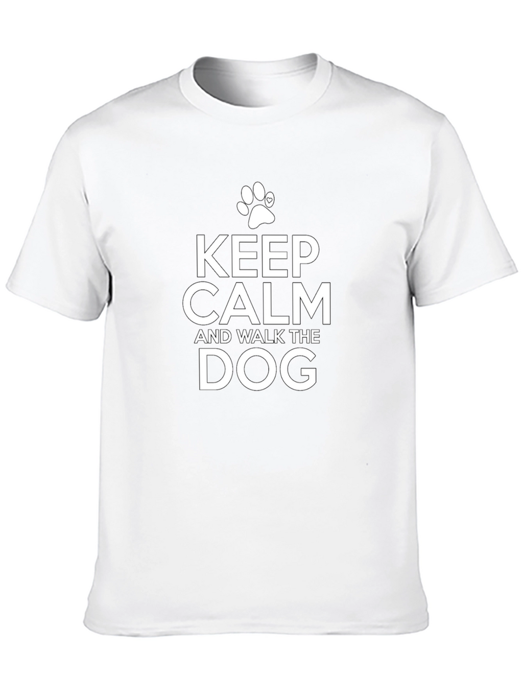 Keep Calm and Walk the Dog T-Shirt