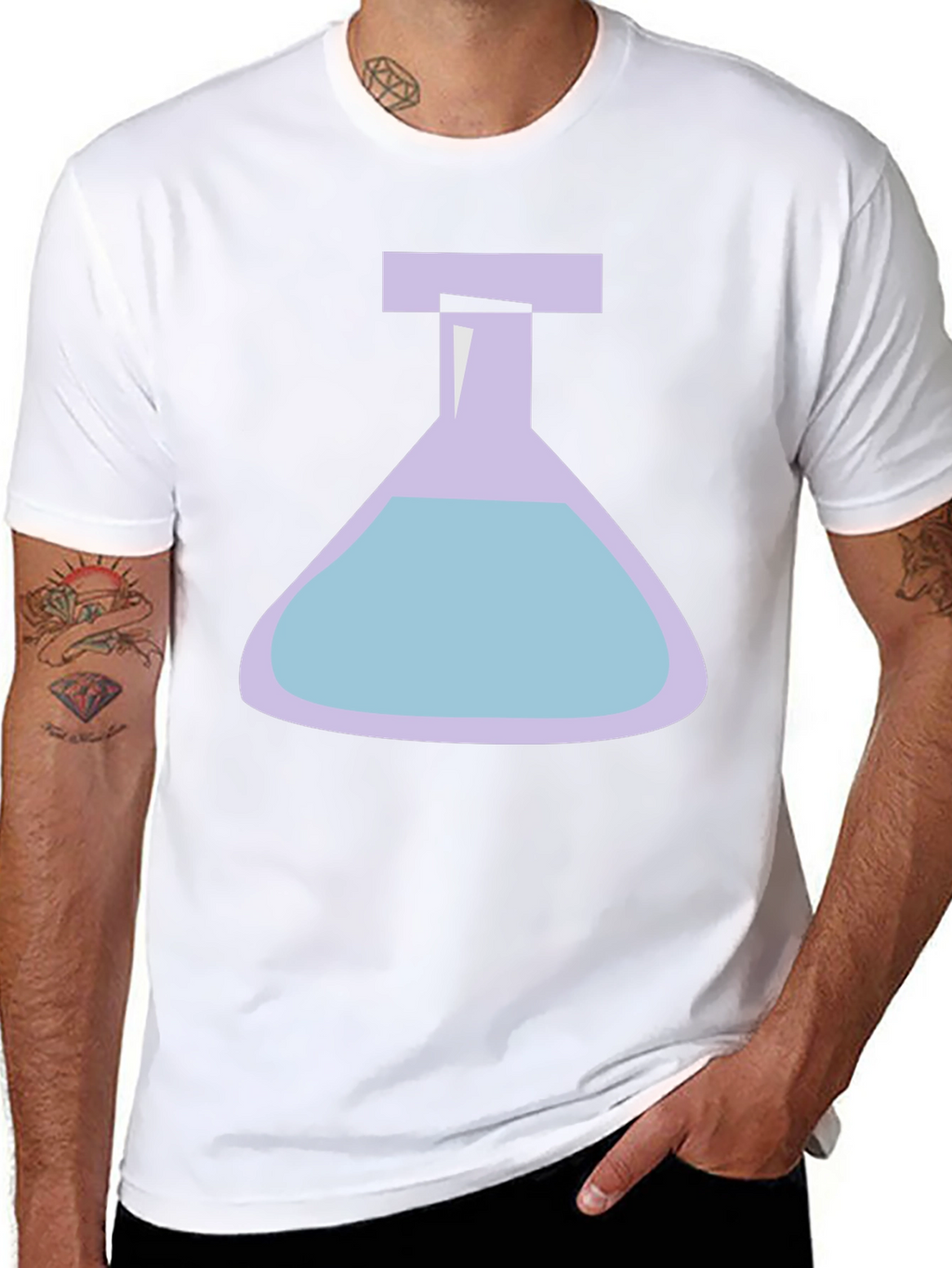 Science Flask Graphic T-Shirt