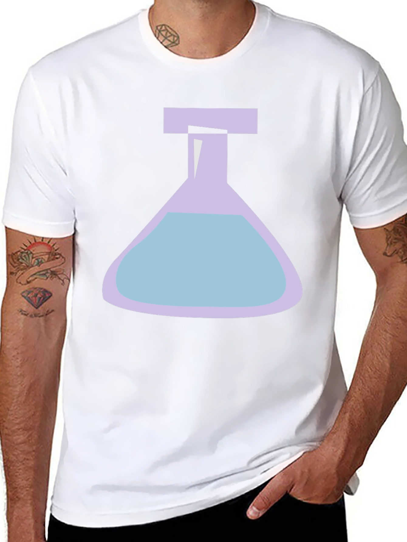 Science Flask Graphic T-Shirt