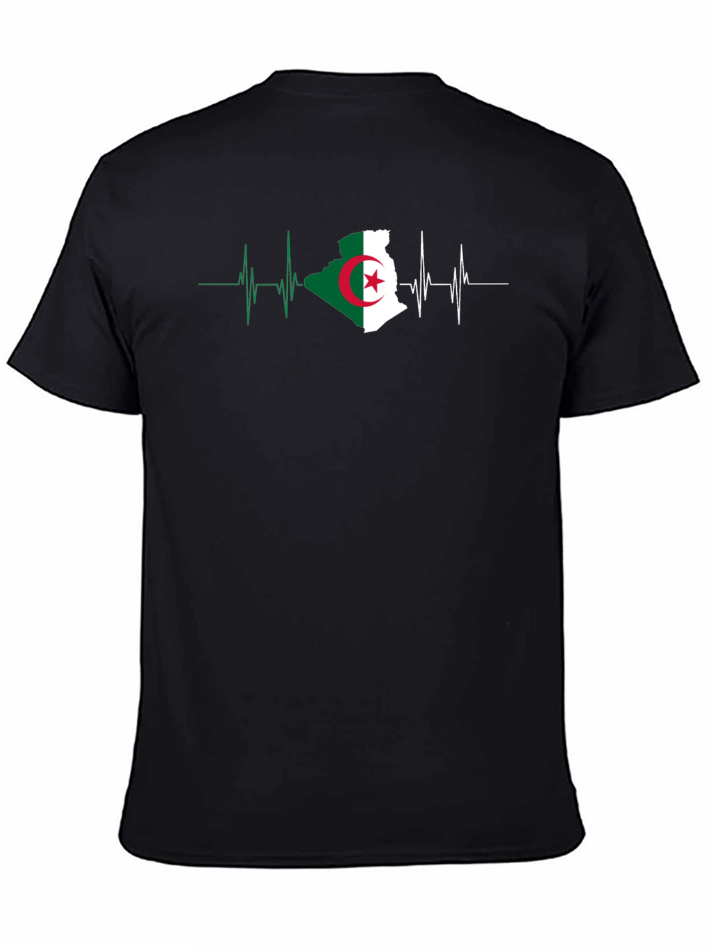 Algeria Flag Heartbeat T-Shirt