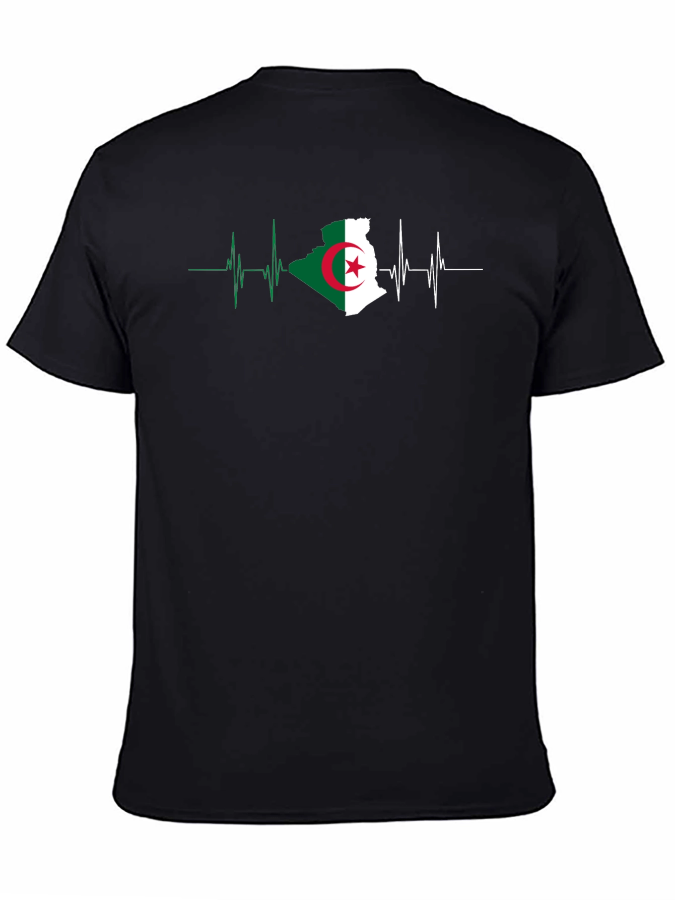 Algeria Flag Heartbeat T-Shirt