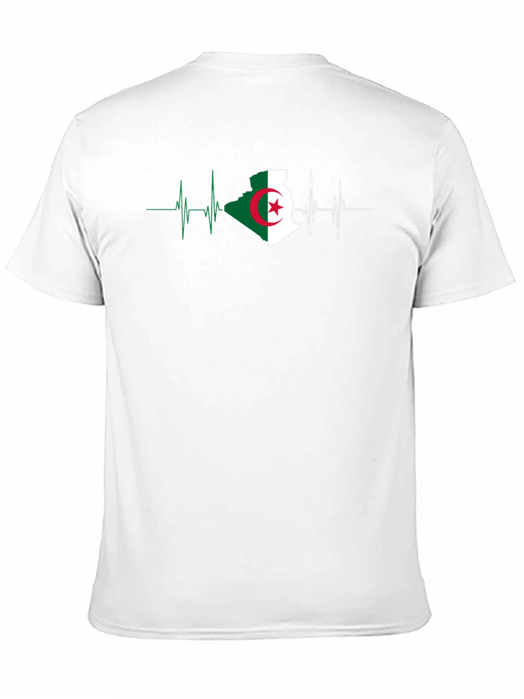 Algeria Flag Heartbeat T-Shirt