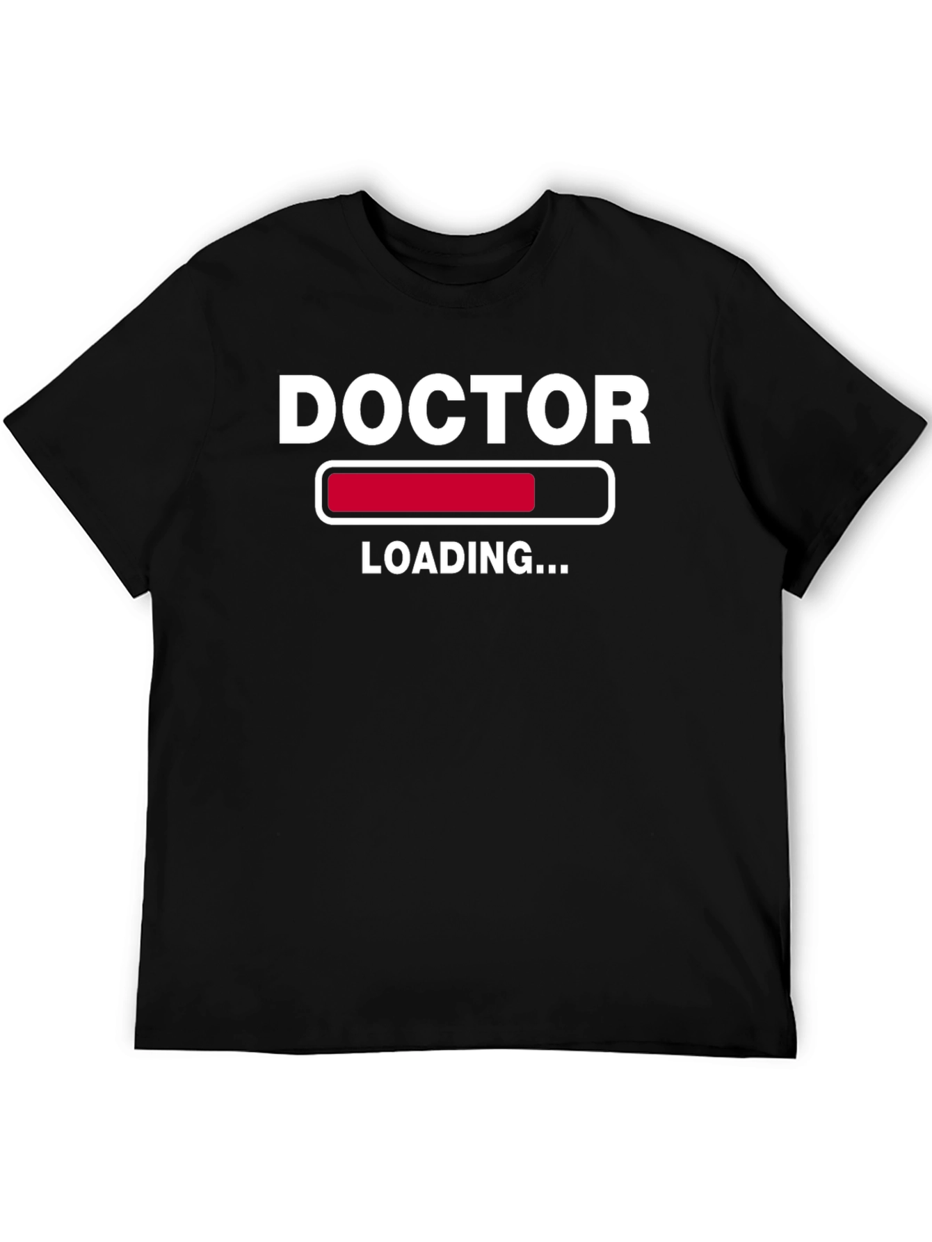 Doctor Loading Graphic T-Shirt - Black