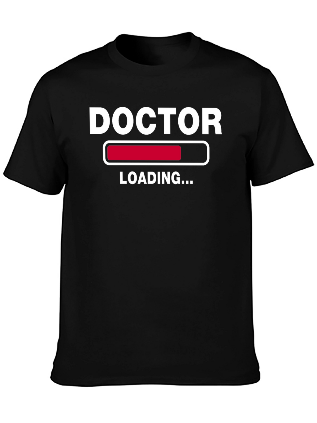 Doctor Loading Graphic T-Shirt - Black