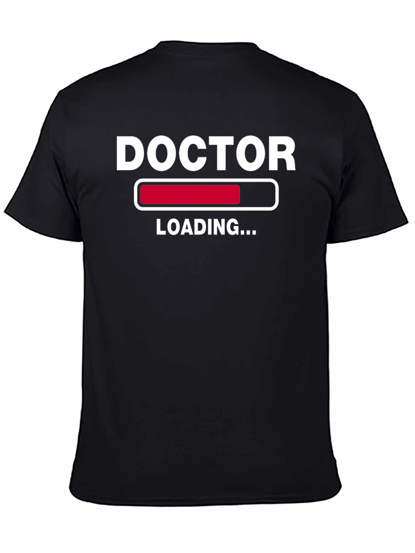 Doctor Loading Graphic T-Shirt - Black