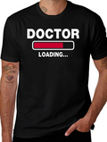 Doctor Loading Graphic T-Shirt - Black