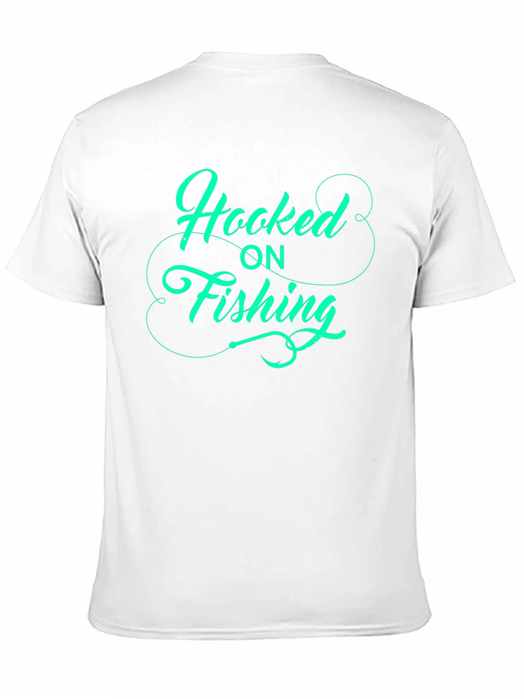 Hooked on Fishing - Graphic T-Shirt