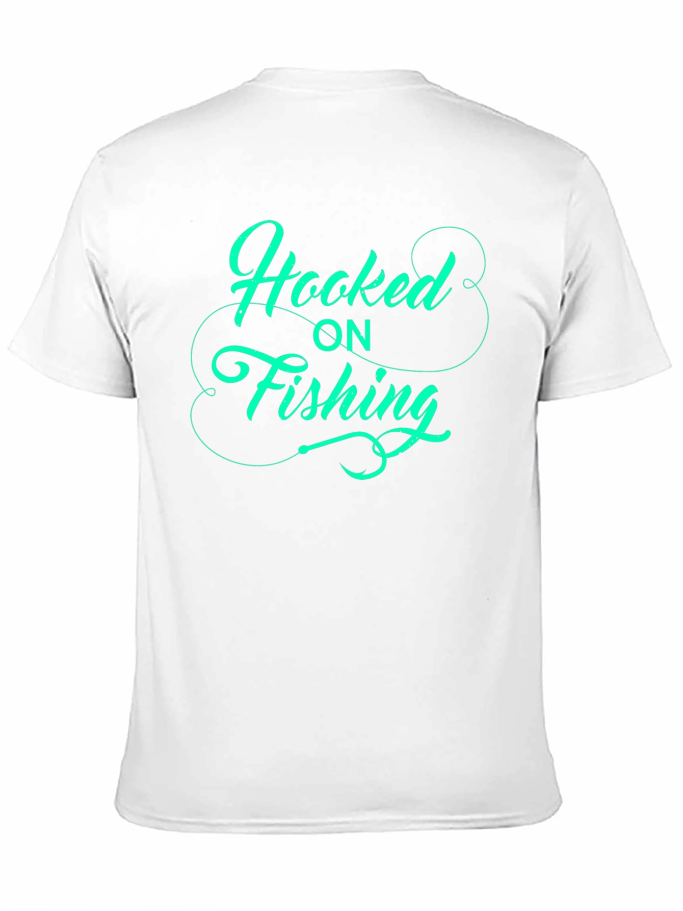 Hooked on Fishing - Graphic T-Shirt