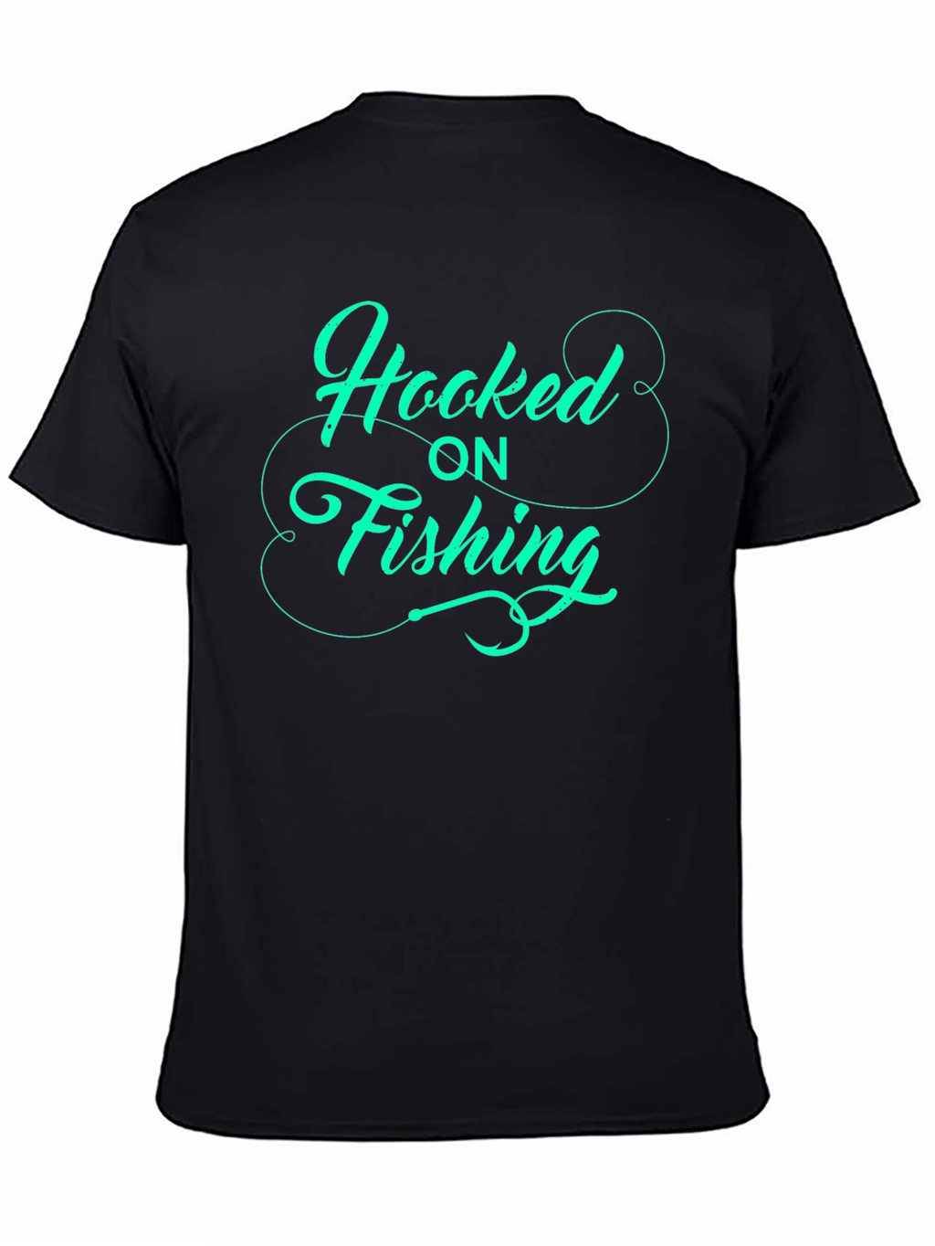 Hooked on Fishing - Graphic T-Shirt