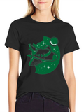 Space Shuttle Graphic T-Shirt - Black