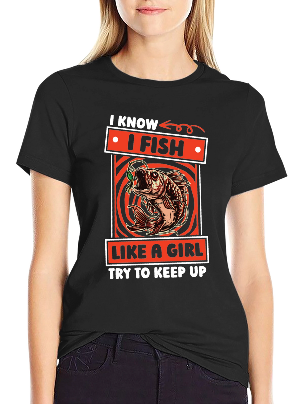 I Fish Like a Girl T-Shirt