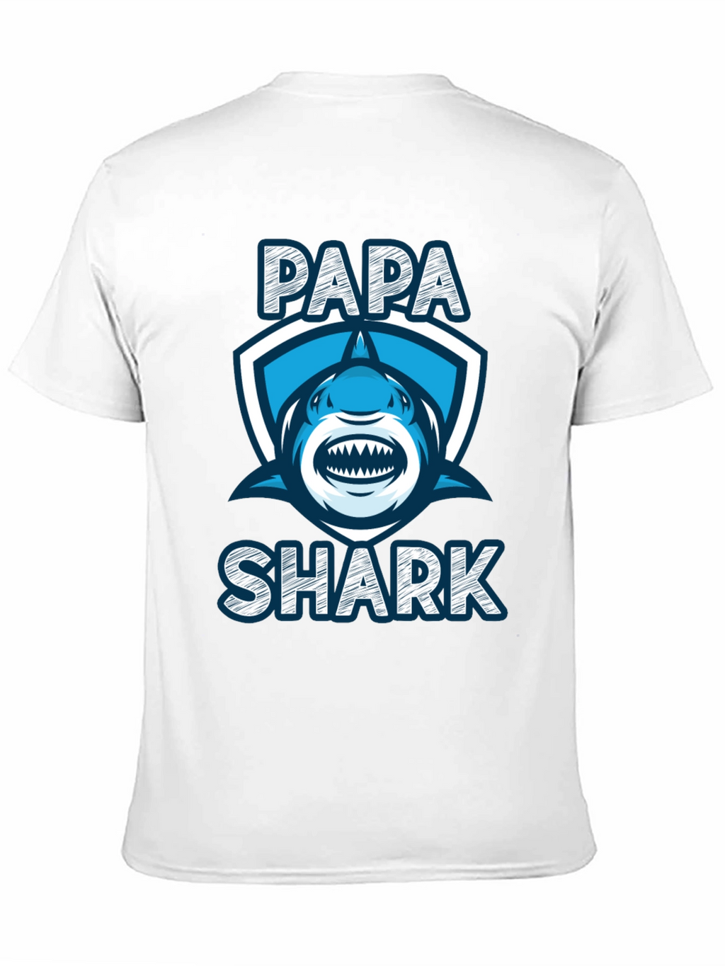 Papa Shark Graphic Tee - Fathers Day Gift