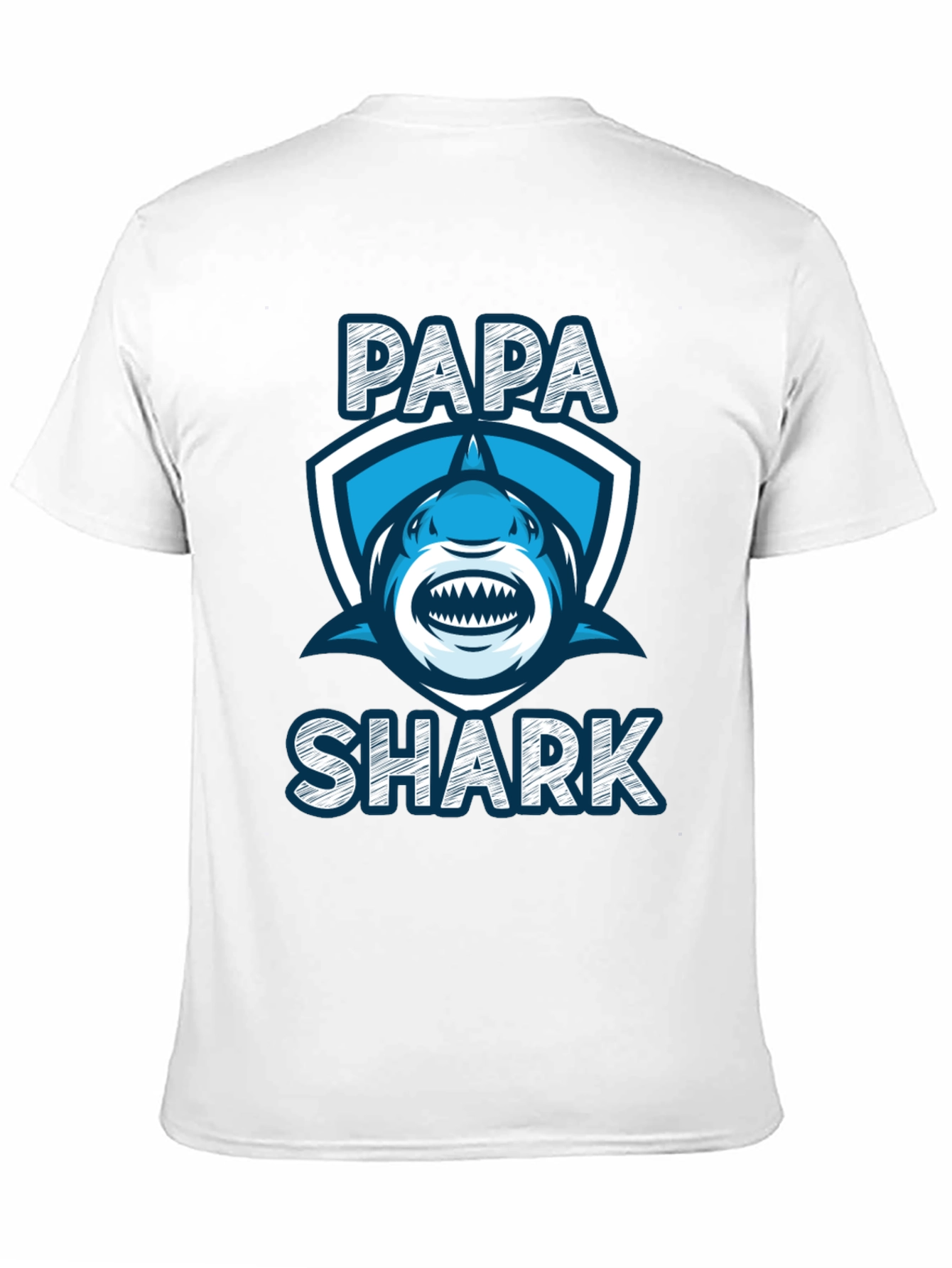 Papa Shark Graphic Tee - Fathers Day Gift