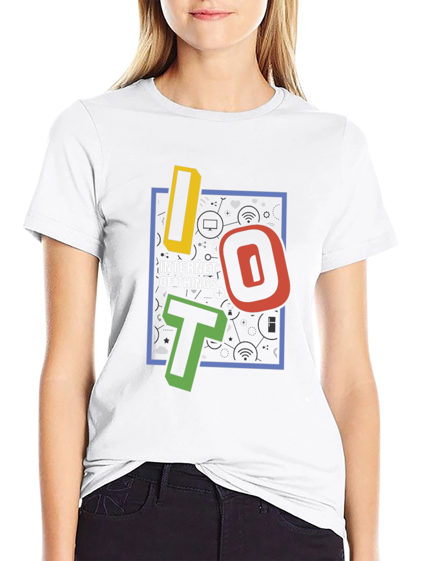Internet of Things Graphic Tee - Black