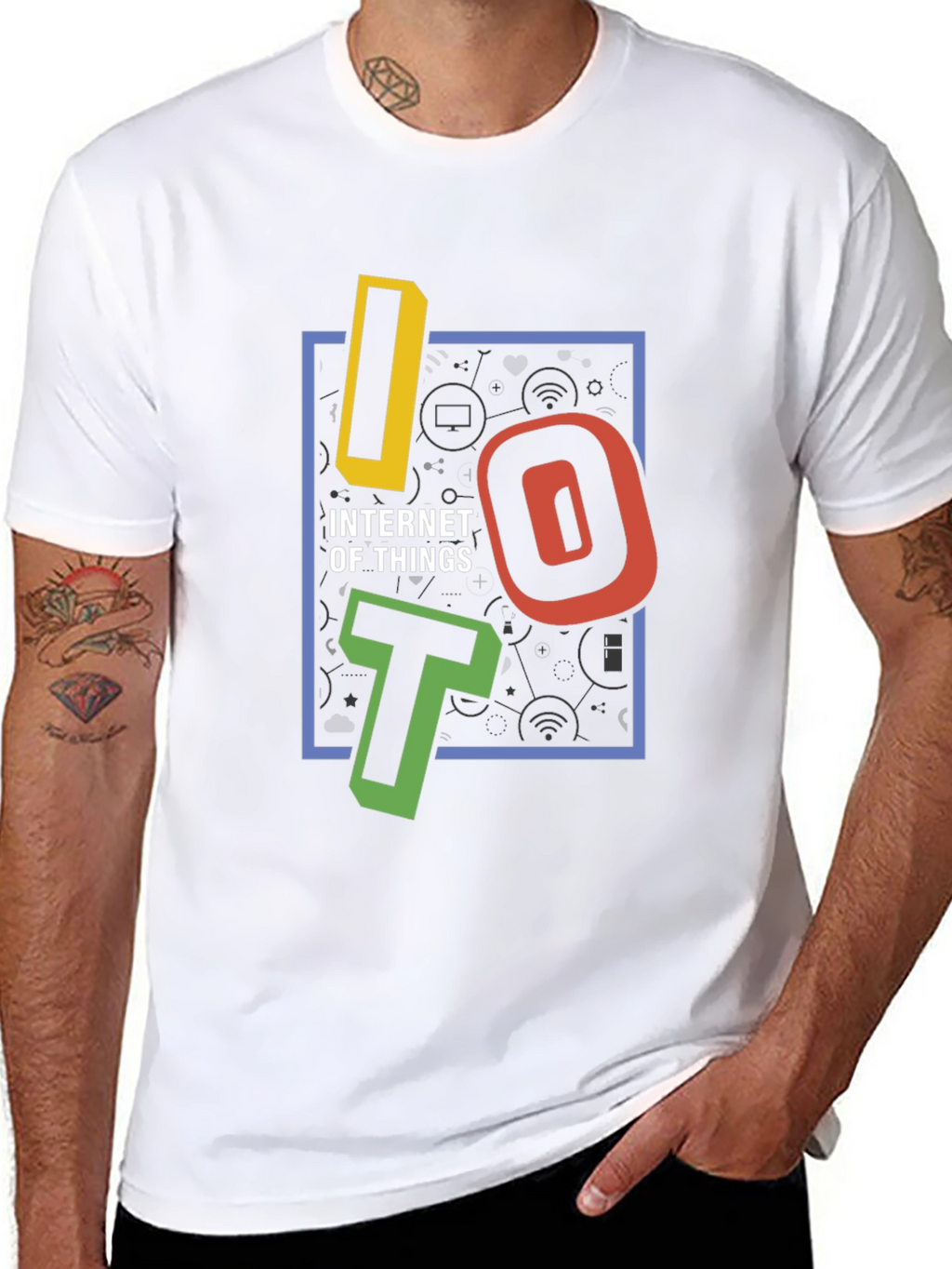 Internet of Things Graphic Tee - Black