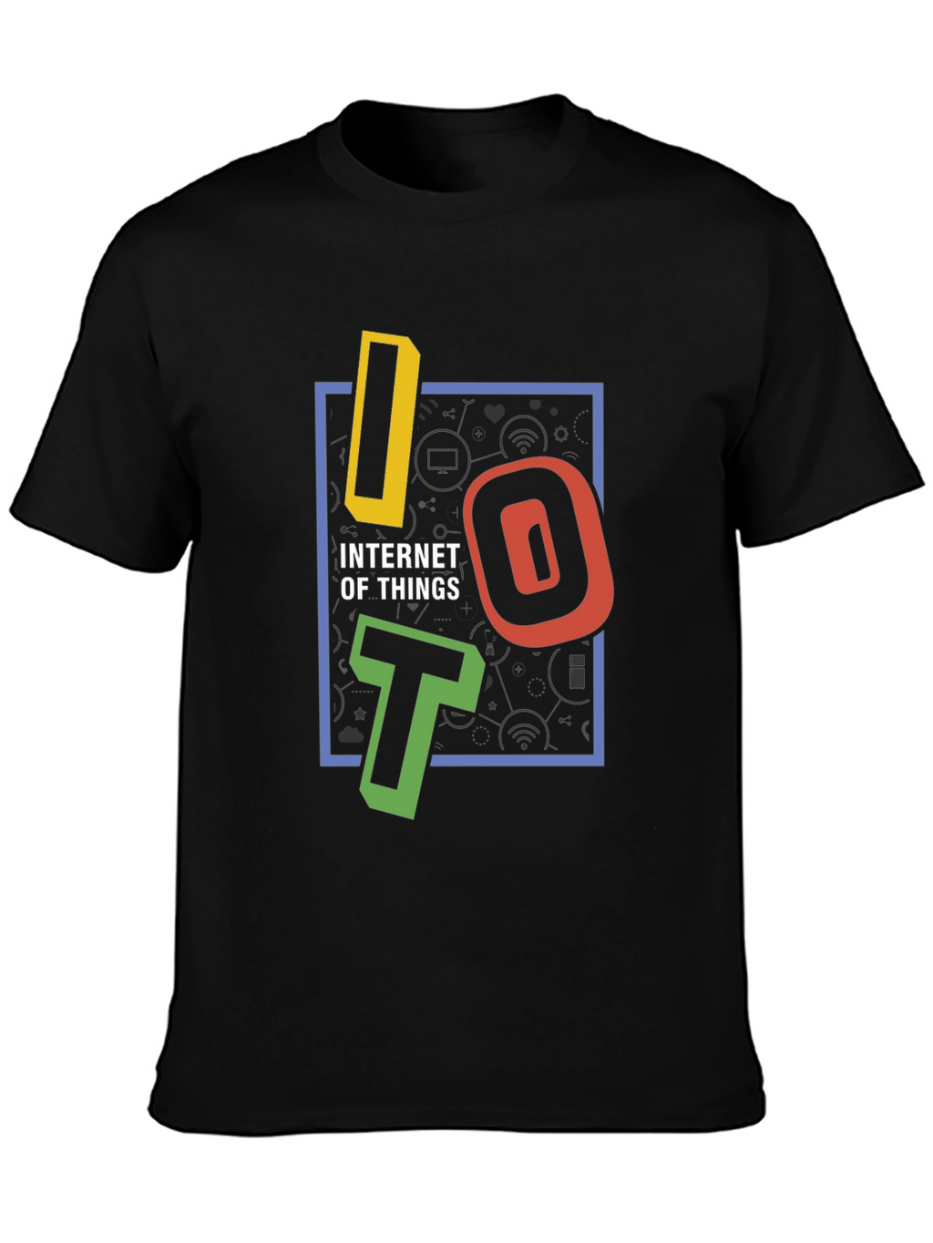 Internet of Things Graphic Tee - Black