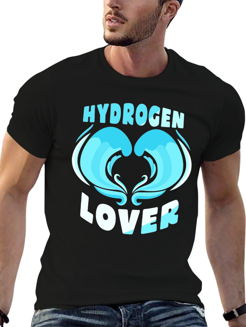 Hydrogen Lover Graphic T-Shirt Chemistry Enthusiast Tee