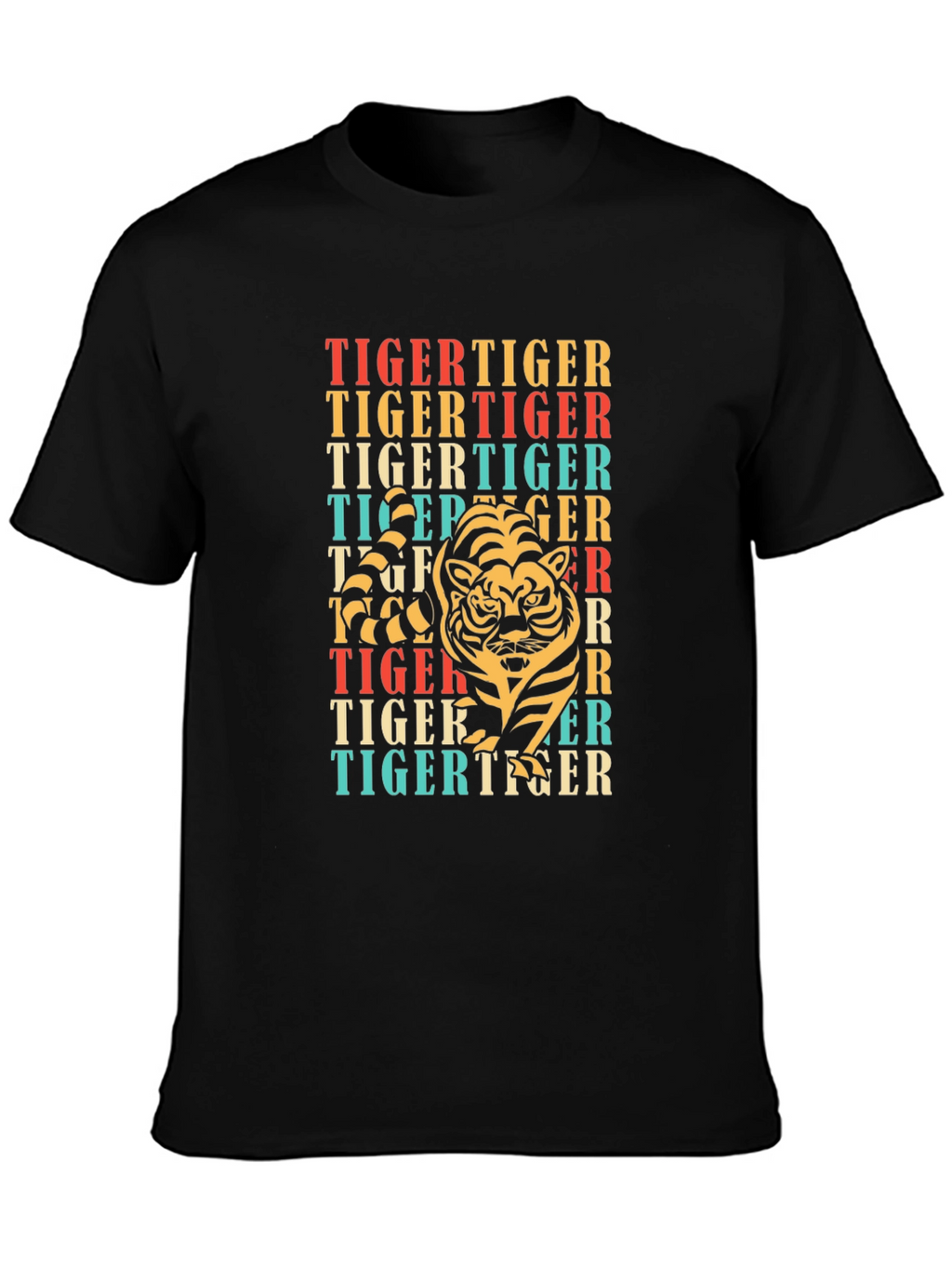 Retro Tiger Graphic T-Shirt