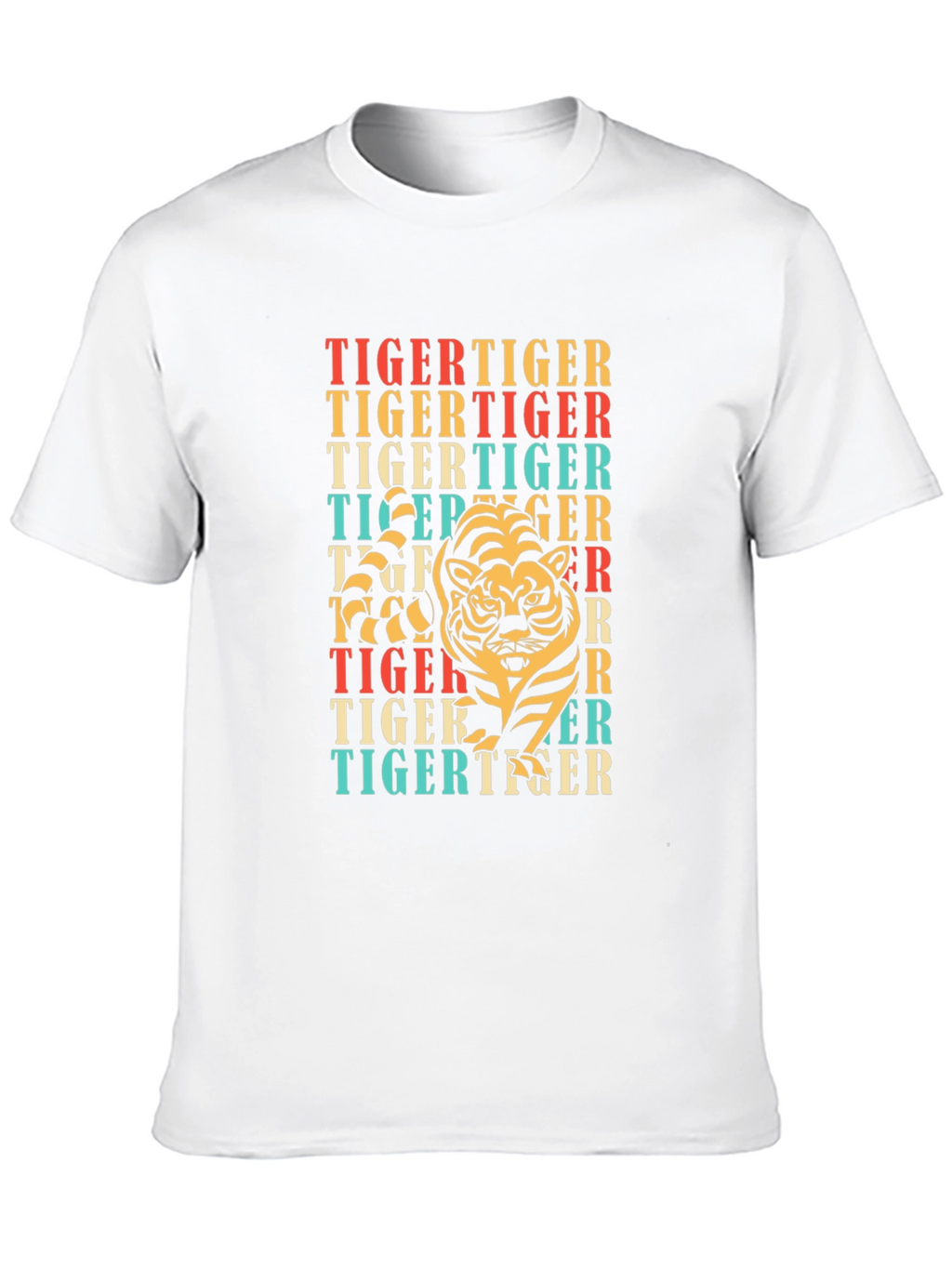 Retro Tiger Graphic T-Shirt