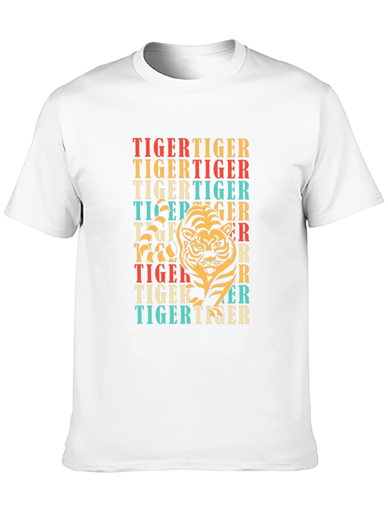 Retro Tiger Graphic T-Shirt