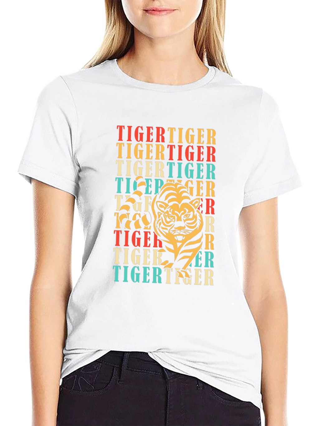 Retro Tiger Graphic T-Shirt