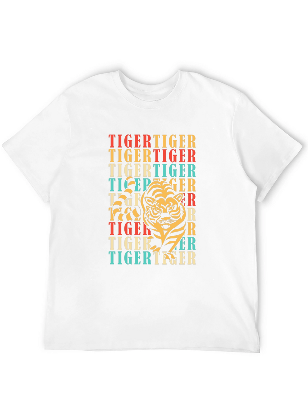 Retro Tiger Graphic T-Shirt