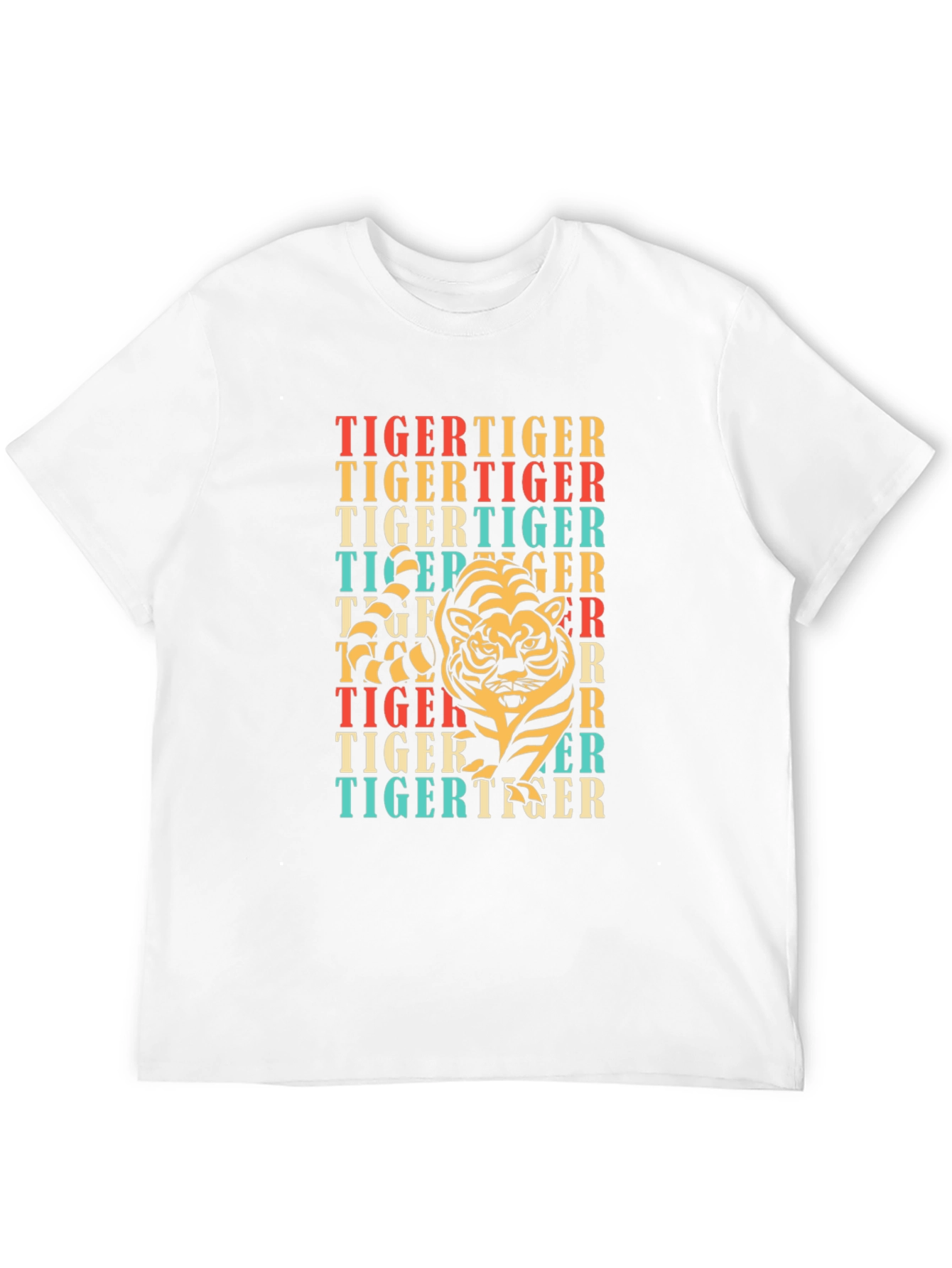 Retro Tiger Graphic T-Shirt