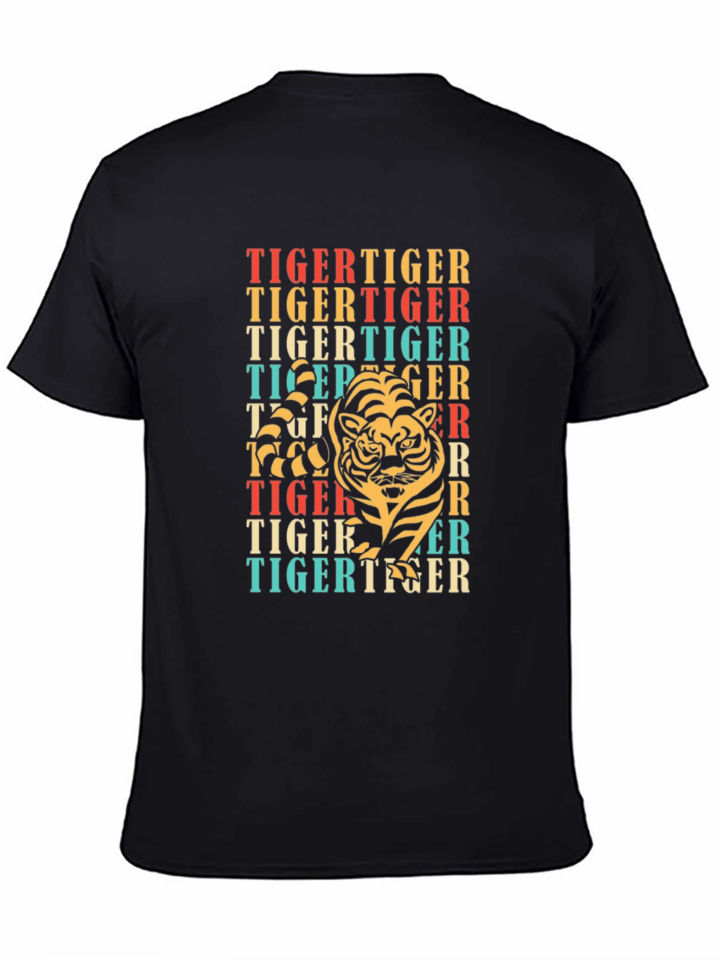 Retro Tiger Graphic T-Shirt