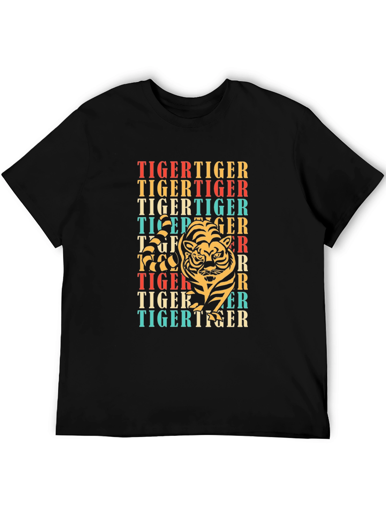 Retro Tiger Graphic T-Shirt